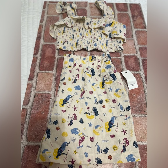 free assembly Other - BNT:Free Assembly Mermaid Multi Ruffle Bandeau/short 2-Piece Set XL & shorts 12